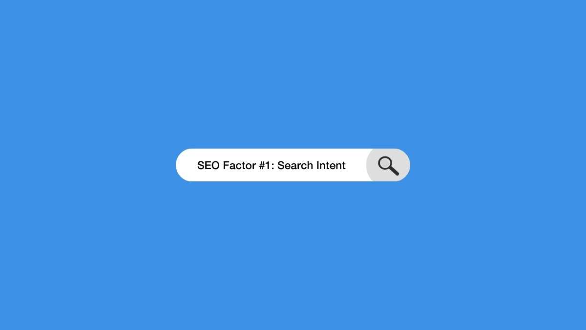SEO Factor 1 Search Intent  - SEO Tutorial For Beginners - Learning SEO - Startup Library