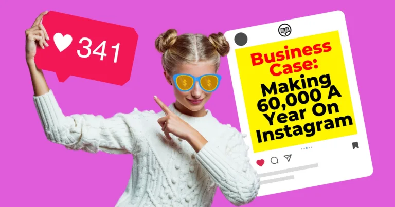 Business Case making 60k a year on Instagram - StartupLibrary by The Growing Investor
